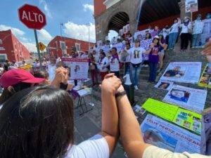 Red por la Paz Puebla y madres de desaparecidos toman las calles; reclaman eficacia en búsquedas