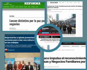 Medios nacionales y locales posicionan “Empresas por la Paz” como un distintivo para construir entornos laborales seguros